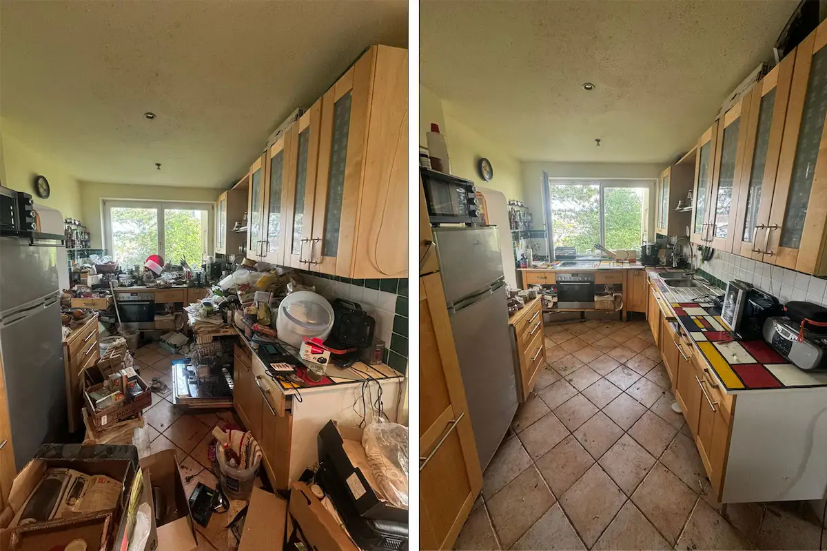 Entrümpelung Vorher Nachher