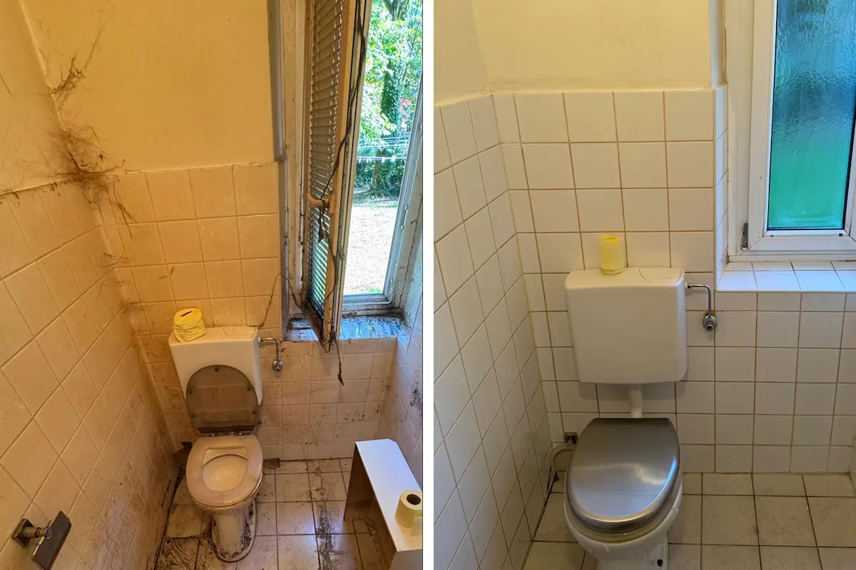 Professionelle Grundreinigung nach der Räumung